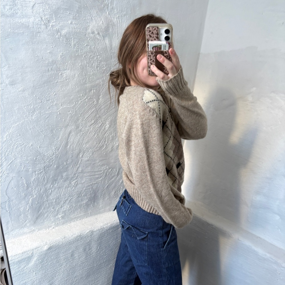 vintage McGregor argyle V-neck sweater - Picture 8 of 13